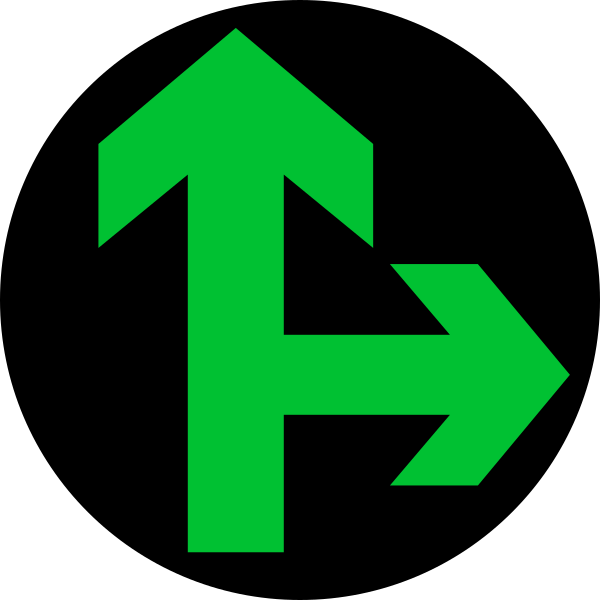Rechtdoor + rechts groen.png