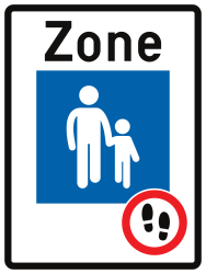 Wat betekent de aanduiding rechts onderaan in dit verkeersbord?